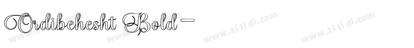 Ordibehesht Bold字体转换
